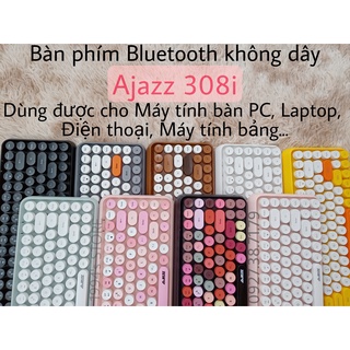 Bàn Phím Không Dây Ajazz 308i Bluetooth - Dùng Được Cho Laptop PC Windows