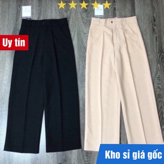 QUẦN ỐNG SUÔNG KHOÁ GIỮA