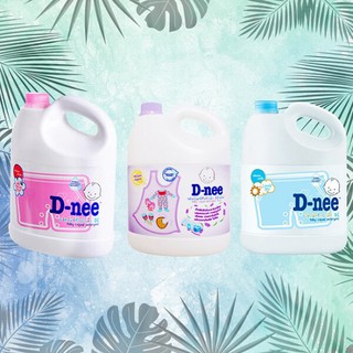 Nước giặt xả quần áo D-nee 3L