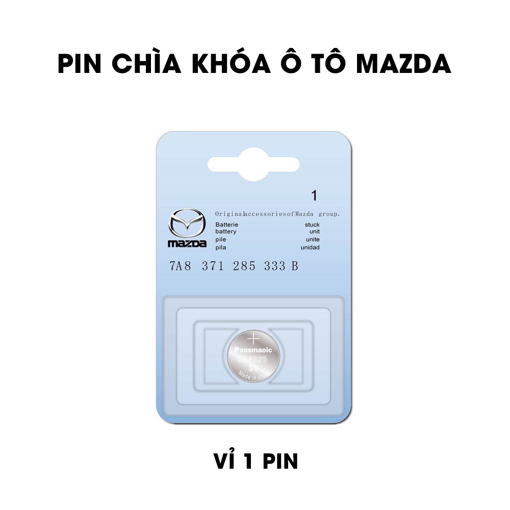 Pin chìa khóa ô tô Mazda 2 Sport chính hãng sản xuất theo công nghệ Nhật Bản – Pin chìa khóa Mazda 2 Sport