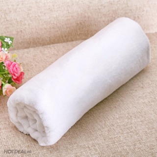Combo khăn tắm gội mặt màu trắng