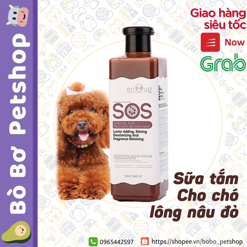 Sữa tắm cho chó mèo SOS - 530ml