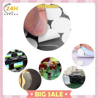 500Pairs Self Adhesive Fastener Nylon Tape Dots 10mm Strong Glue Stickers