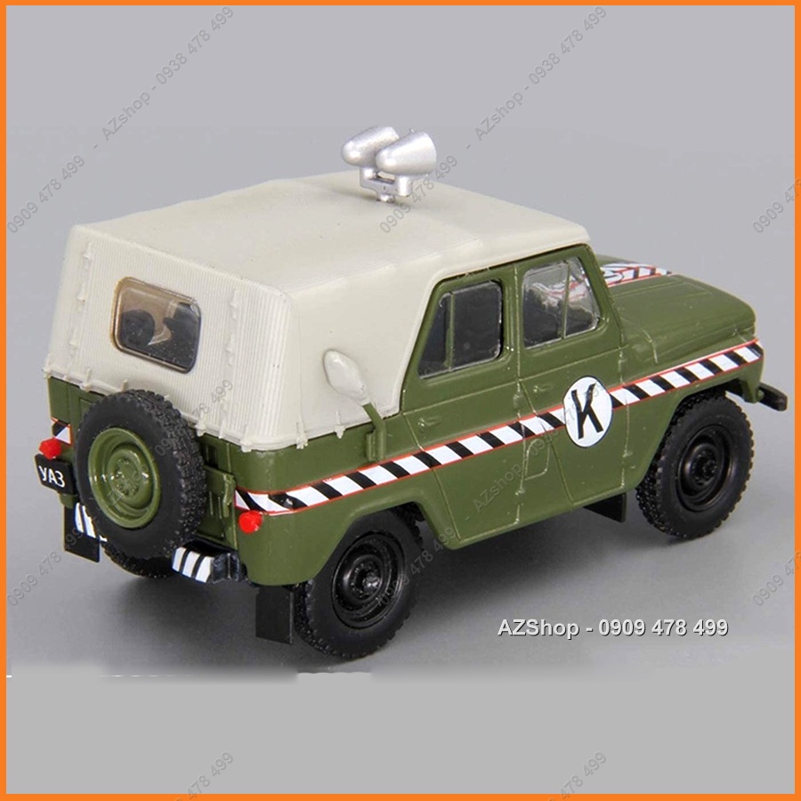 Xe Mô Hình Chi Tiết Xe Quân Sự Chỉ Huy UAZ-469 - K - Tỉ Lệ 1:43 - 4325.2