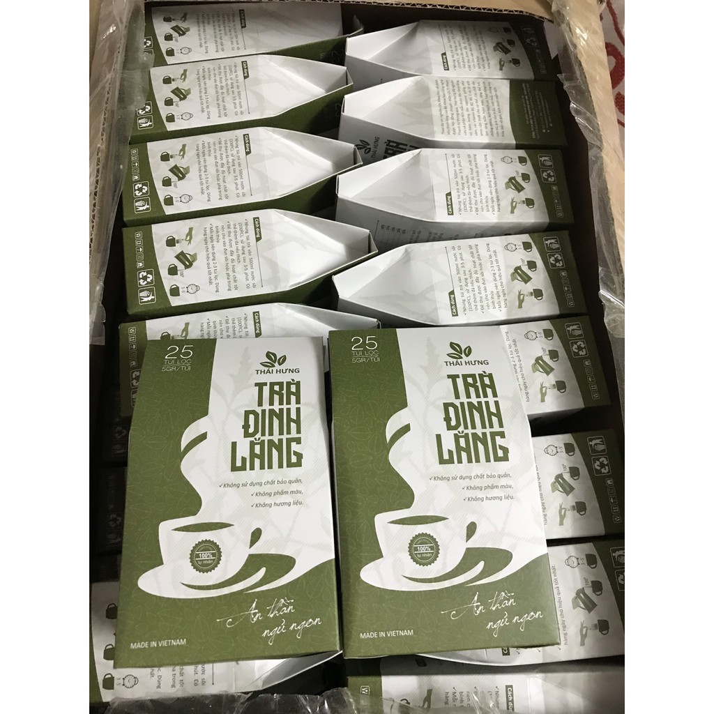 Trà đinh lăng Thái Hưng - 25 túi x 5g (cho người mất ngủ) | BigBuy360 - bigbuy360.vn
