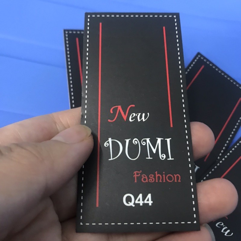 Thanh lý NHÃN MÁC TAG QUẦN ÁO- 100 cái.