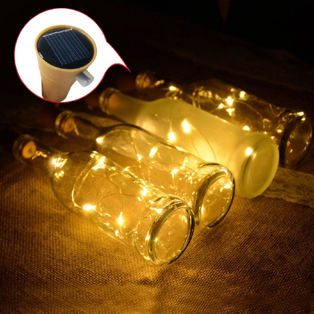 Dây Đèn Led 1M Hình Nút Bần Trang Trí Giáng Sinh / Năm Mới