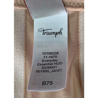 Áo lót Triumph Everyday  Essential HUD, cúp ngang ( tháo được dây)