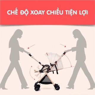 Xe Đẩy Trẻ Em 2 Chiều 3 Tư Thế Belecoo