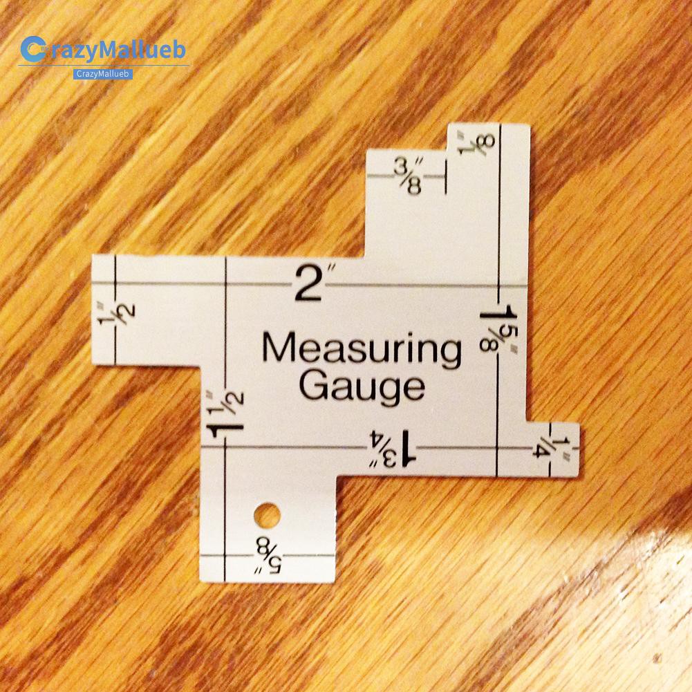 Crazymallueb❤Patchwork Thickness Ruler Special Aluminum Patchwork Ruler with Seam Tailor❤New