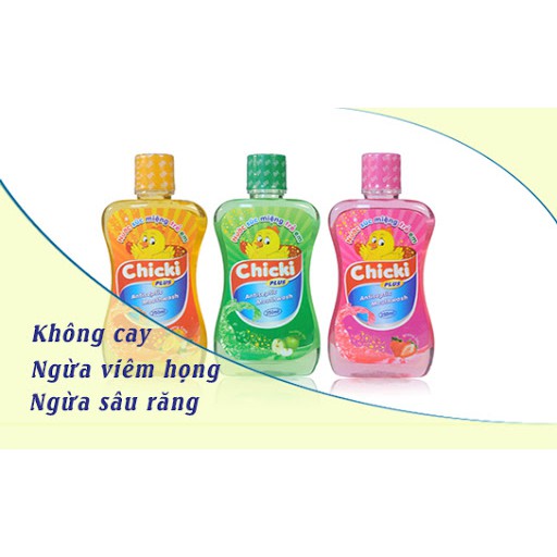 NƯỚC SÚC MIỆNG TRẺ EM CHICKI