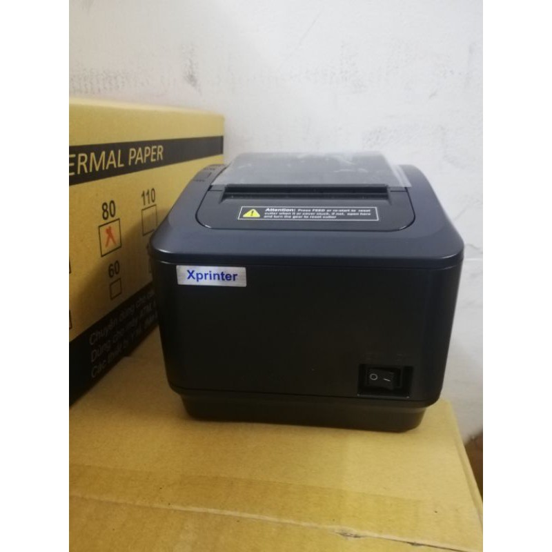 Máy in hóa đơn Sapo Xprinter XP-K200L [USB + LAN]