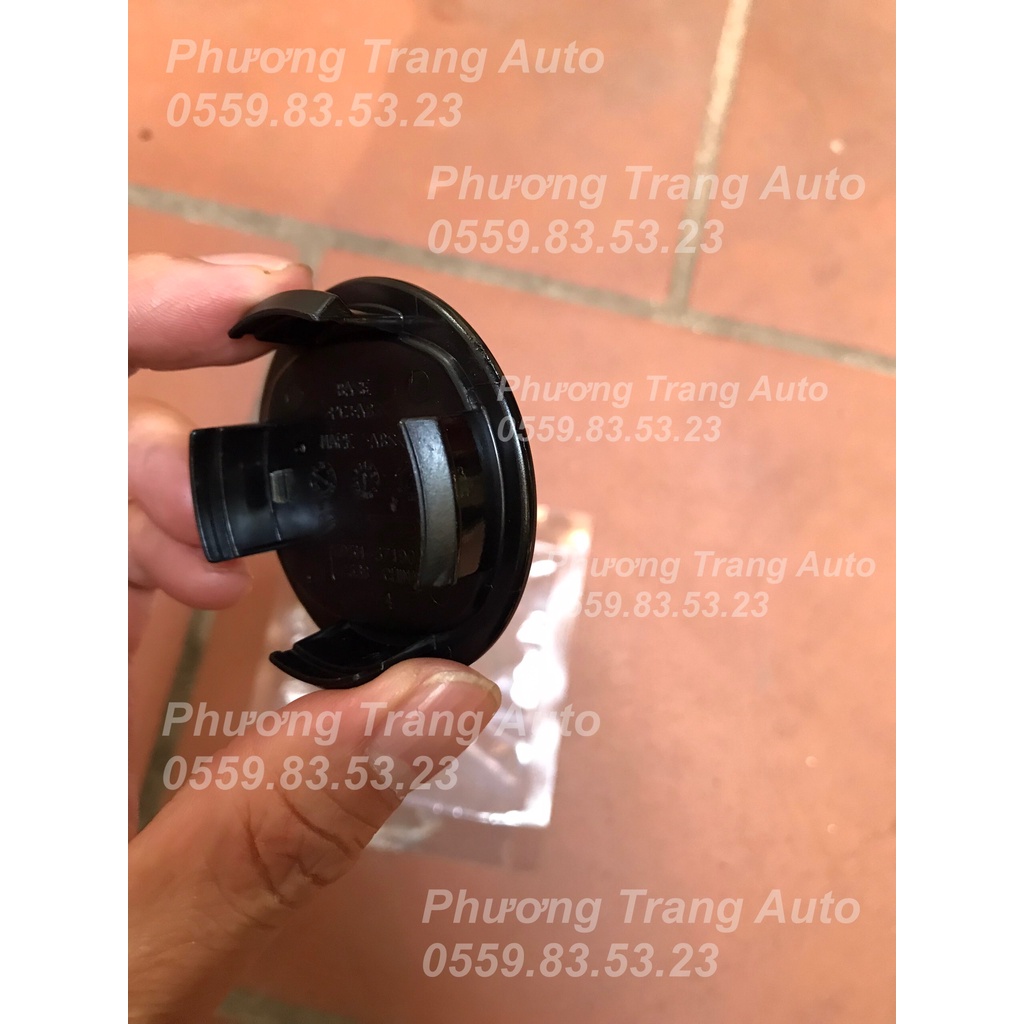 Logo chụp mâm -Logo ốp vành lazang bánh xe mazda đường kính 57mm màu đen bằng nhựa ABS cao cấp