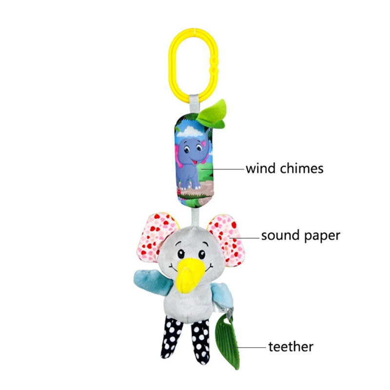 Đồ Chơi Nhồi Bông Treo Nôi Em Bé Có Chuông