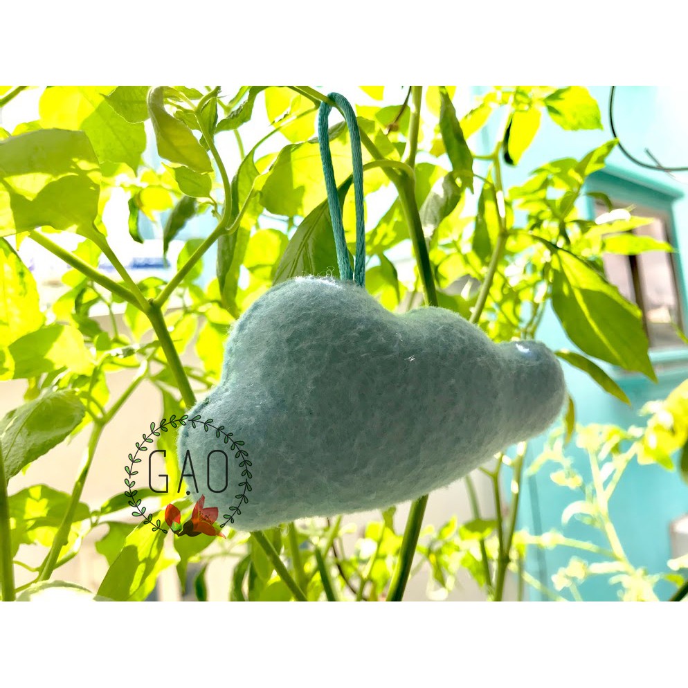 Móc khoá, treo nôi Đám Mây - handmade siêu cute