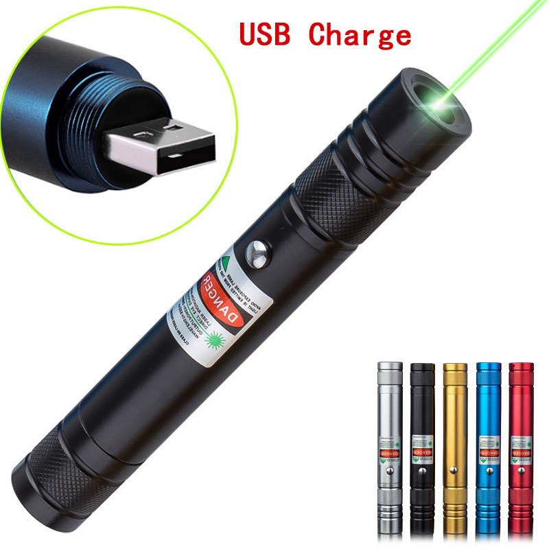 Bút Laser Sạc USB Dùng Cho Giáo Viên Đi Săn Ngoài Trời