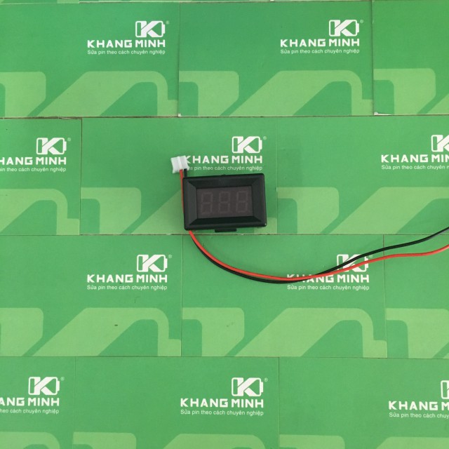Led đo điện áp 5V - 30V DC, màn hình Led 7 đoạn và có khung chống nước
