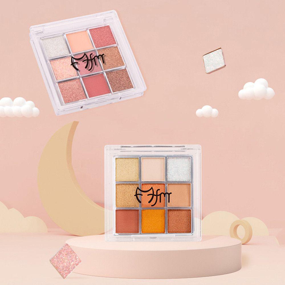 Bảng Phấn Mắt 9 Màu Acrylic Trong Suốt MIHAN1