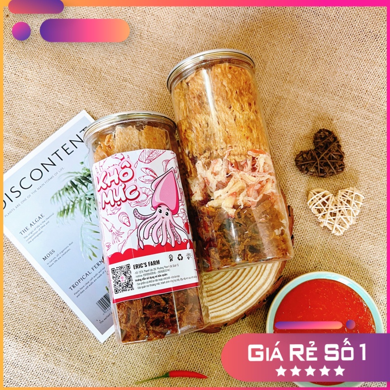 Khô mực mix 3 vị Eric's Food 300g  ăn vặt giá rẻ