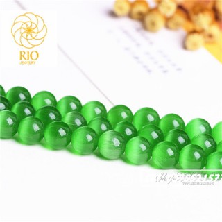 Đá mắt mèo xanh dương mix vòng trang sức đá tự nhiên (hạt lẻ)
