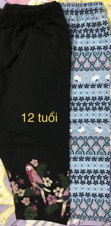 Quần legging bé gái vnxk size đại
