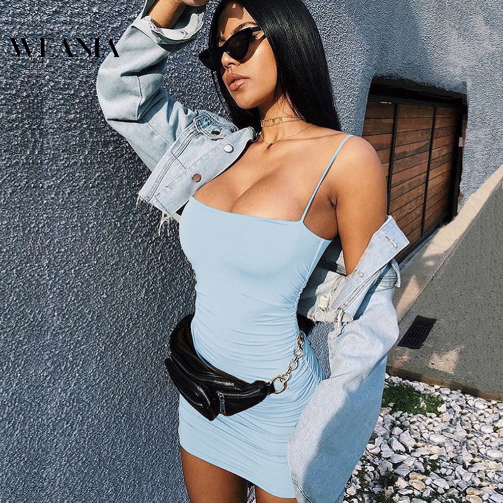 Đầm Bodycon Xếp Ly Gợi Cảm Mùa Hè Y0329
