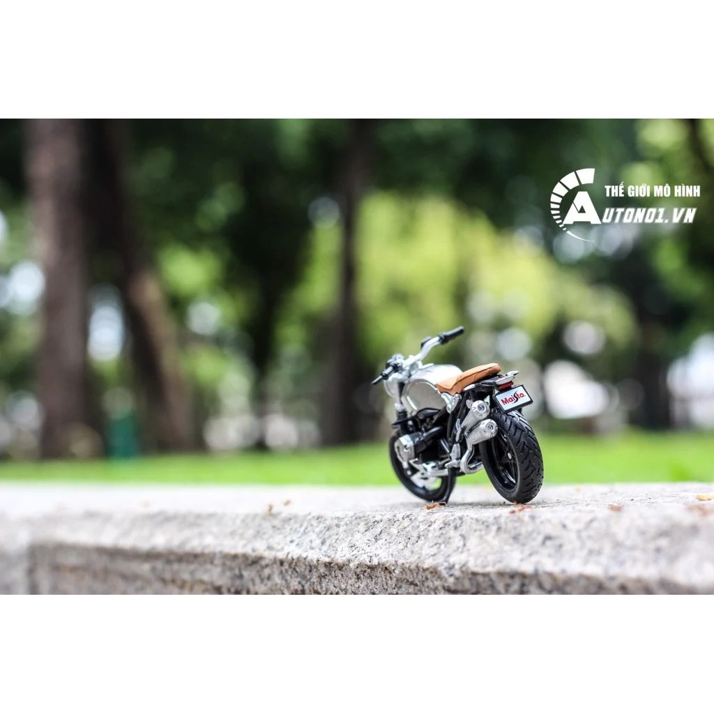 MÔ HÌNH MÔ TÔ BMW R NINE T SCRAMBLER 1:18 MAISTO 6369