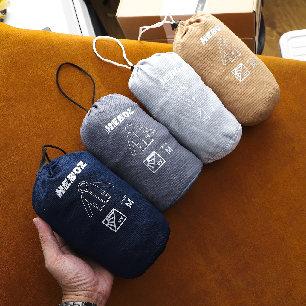 Áo khoác chống nắng nam chống tia UV và co giãn và mát HEBOZ 4M 00001031