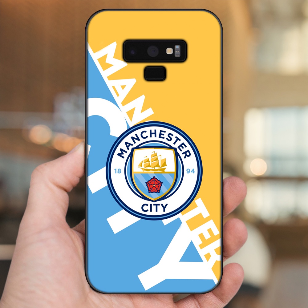 Ốp lưng Samsung Note 9 viền đen in hình Manchester City MC