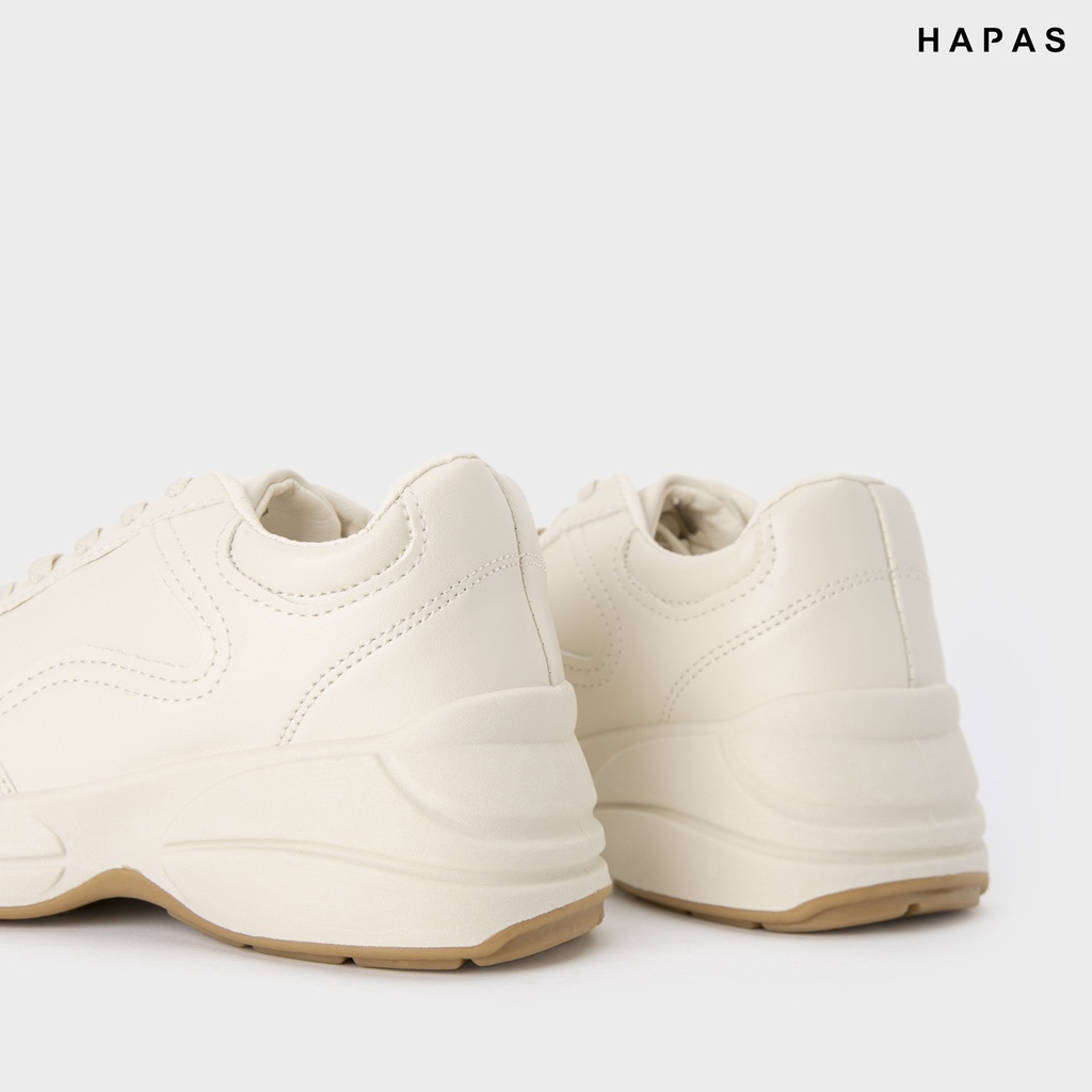 Giày thể thao nữ sneaker độn đế cá tính da mịn HAPAS - GSK21