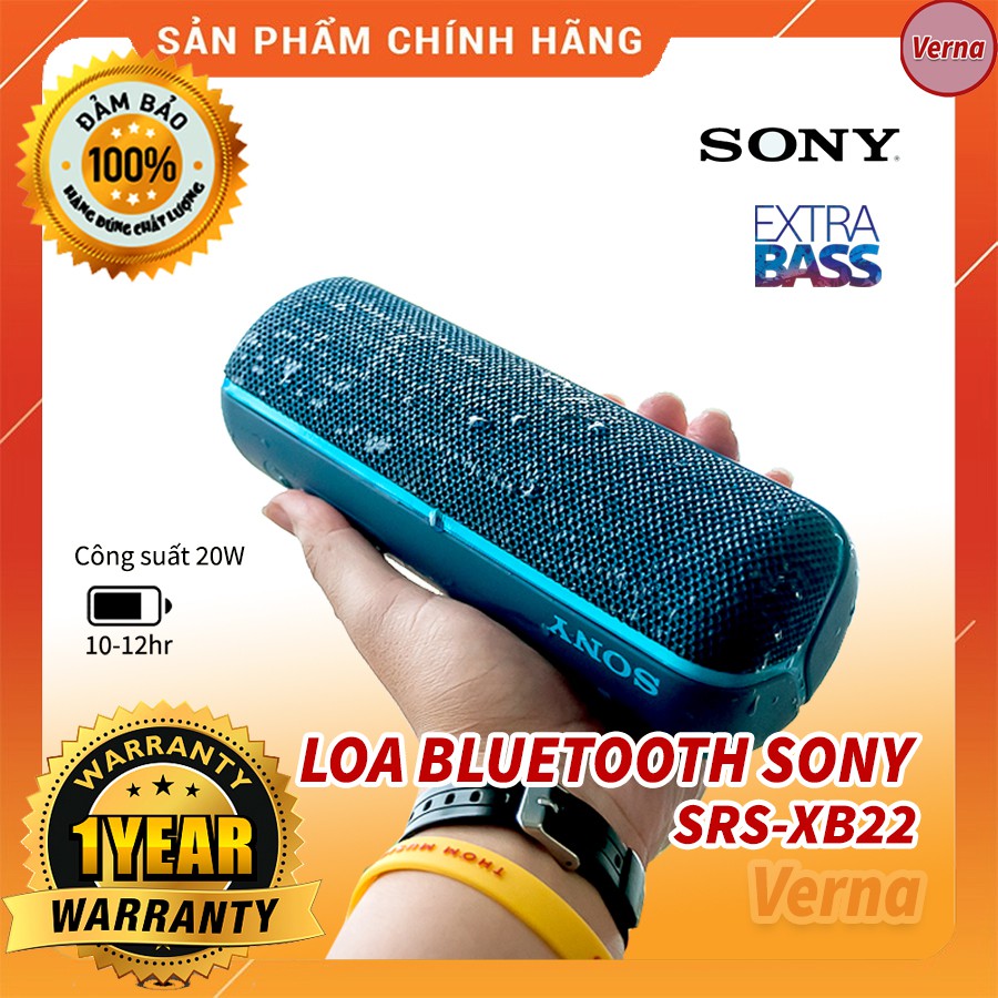 Loa Bluetooth Sony SRS-XB22 - Hàng chính hãng