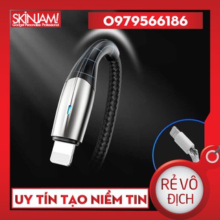 Cáp Sạc Baseus Horizontal 1M/2M, 2.4A Lightning Có Đèn Báo