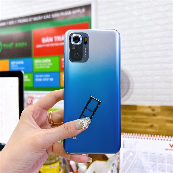 Bộ vỏ Xiaomi Redmi Note 10 4G, hàng đẹp nấu máy chuẩn