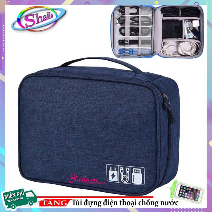 Túi du lịch Đựng Phụ Kiện Travel Digital Bag M21 Shalla Tặng túi đựng điện thoại chống nước {CHÍNH HÃNG PHÂN PHỐI}