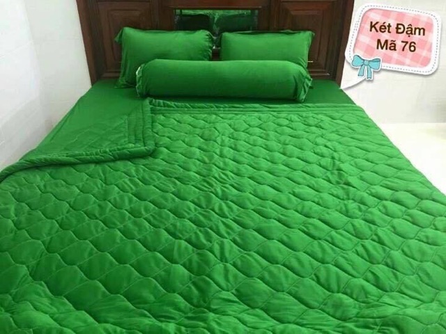 Trọn bộ ( 2 áo gối+1 áo ôm+ drap khổ 1m6x2m) thun Hàn Quốc | BigBuy360 - bigbuy360.vn