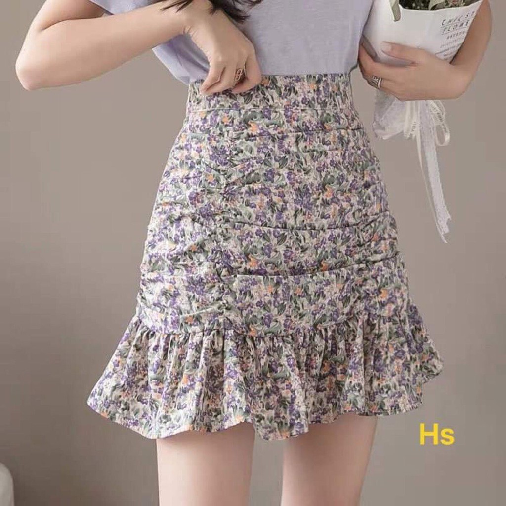 Chân Váy Nhúm Bồng Chân Bèo Chân Váy Trước Cạp Phẳng Sau Đánh Chun Sau Đánh Chun Hot Trend | BigBuy360 - bigbuy360.vn