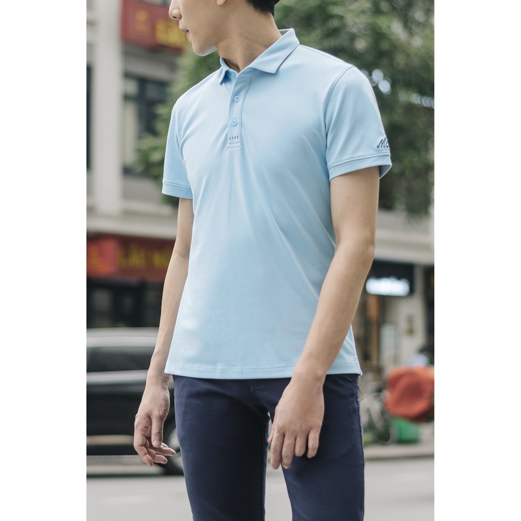 Áo polo nam cổ bẻ Biman by Biluxury 5APCB006XPA vải thun trơn form chuẩn trẻ trung lịch lãm | BigBuy360 - bigbuy360.vn