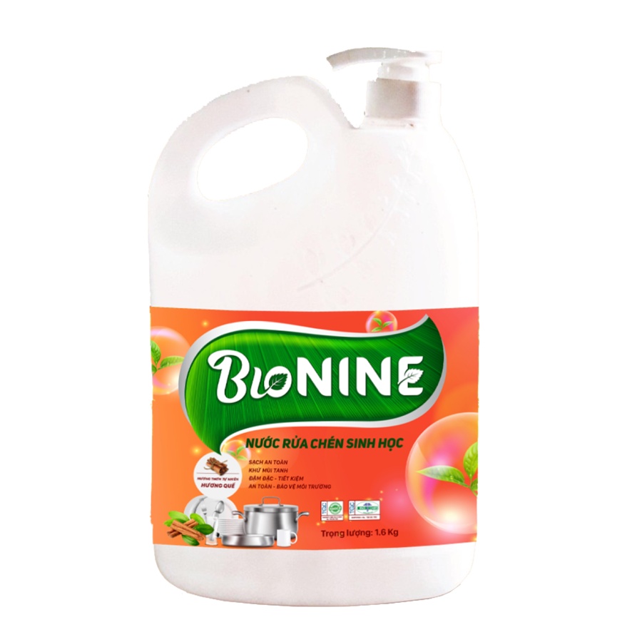 Nước rửa chén BIO NINE 1.6L