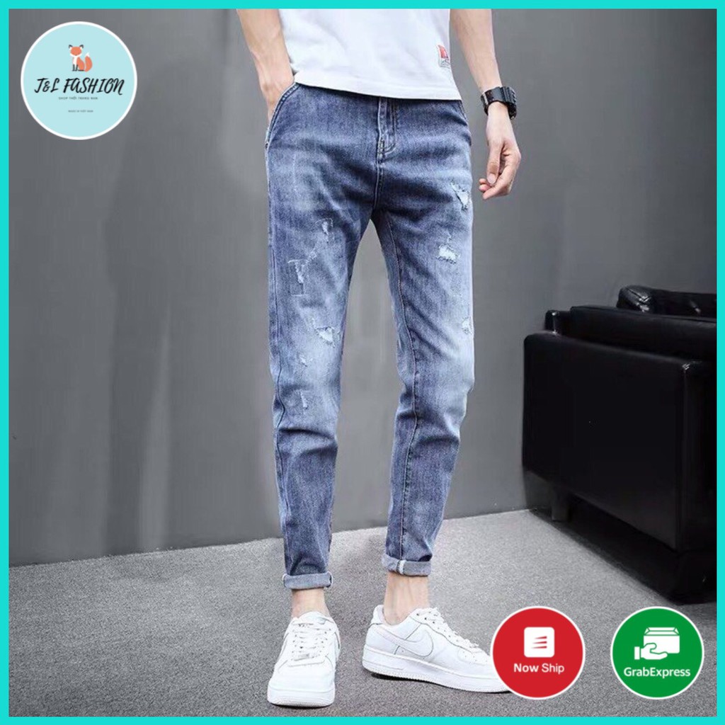 Quần Jean Nam, Quần Bò Nam kiểu mới hot trend phong cách hàn quốc T&L store msa13