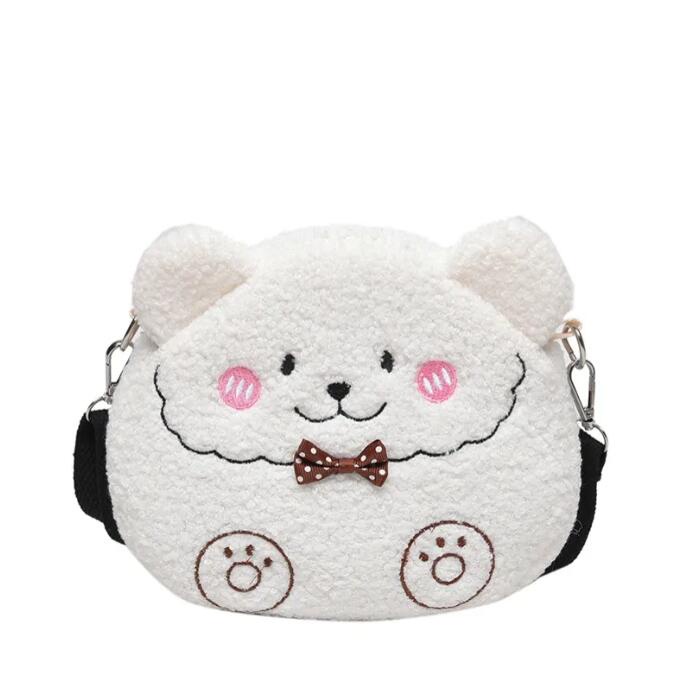 Túi Đeo Vai Bằng Lông Cừu Thời Trang Mùa Thu Đông Nhật Bản Dễ Thương Dành Cho Nữ