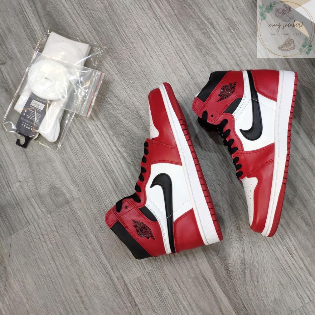 Giày Jordan Cổ Cao Nam màu Đỏ, Giày Sneaker siêu đẹp Hàng Cao Cấp Full Box Bill HÀNG MỚI -ou*(
