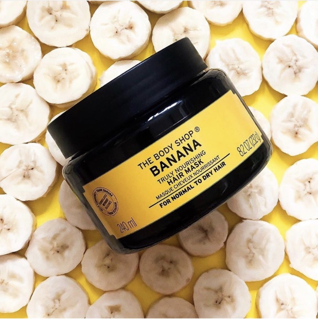 Kem Ủ Mặt Nạ Tóc The Body Shop Banana Truly Nourishing Hair Mask Cung cấp dưỡng chất Dành Cho Tóc Khô