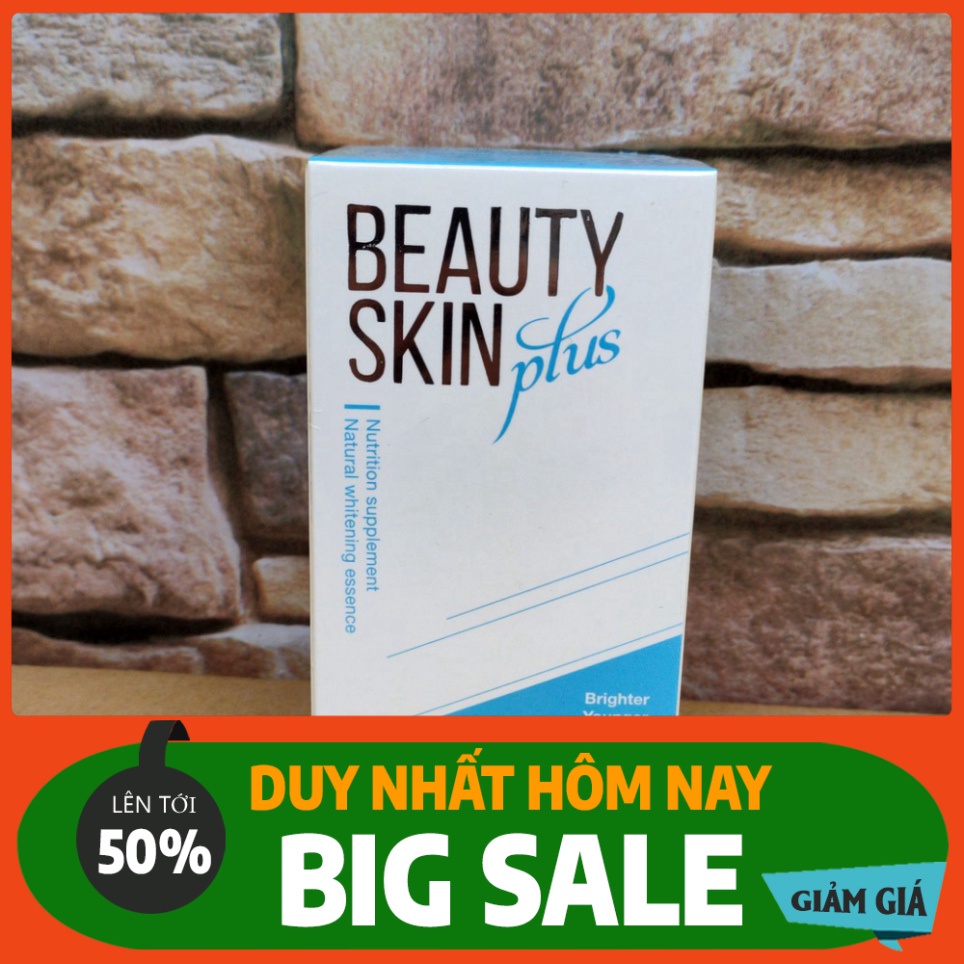 SIÊU KHUYẾN MÃI Viên Uống Beauty Skin Plus 60 Viên của Mỹ - Hỗ Trợ Trắng Da, giảm nám $$$