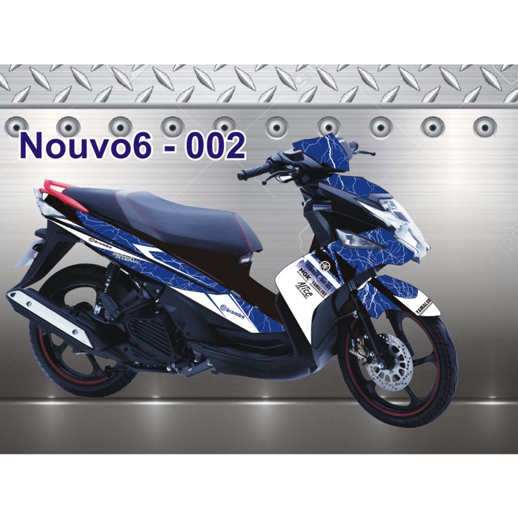 5 Mẫu tem trùm Nouvo 6 Xanh Cực Đẹp