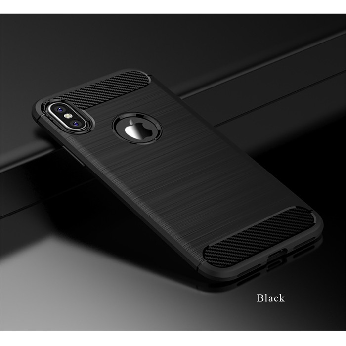 Ốp lưng iPhone X / iPhone Xs Ipaky Case Carbon chống vân tay