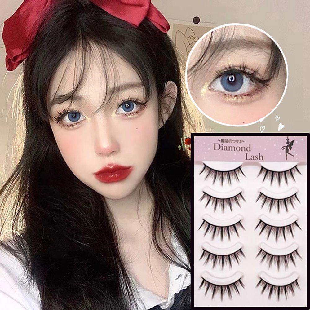 Bộ 5 Cặp Lông Mi Giả Chuyên Dụng Cho Hóa Trang