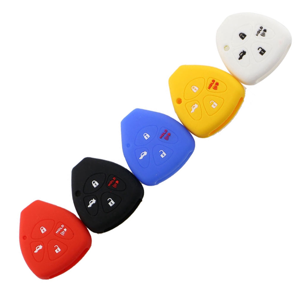 Vỏ bọc chìa khóa xe hơi điều khiển từ xa bằng silicon cho Toyota Innova Fortuner Altis Camry Hilux Corolla