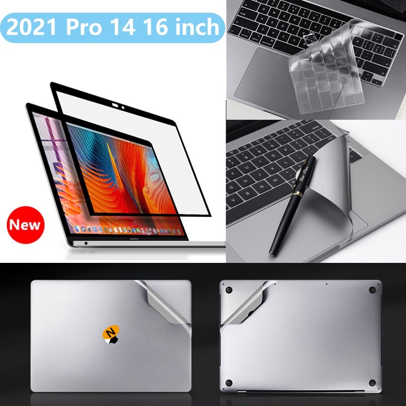 Miếng Dán TPU Bảo Vệ Bàn Phím 2021 Chống Trầy Xước Cho Macbook Pro 14 16 inch M1 Pro A2442 A2485