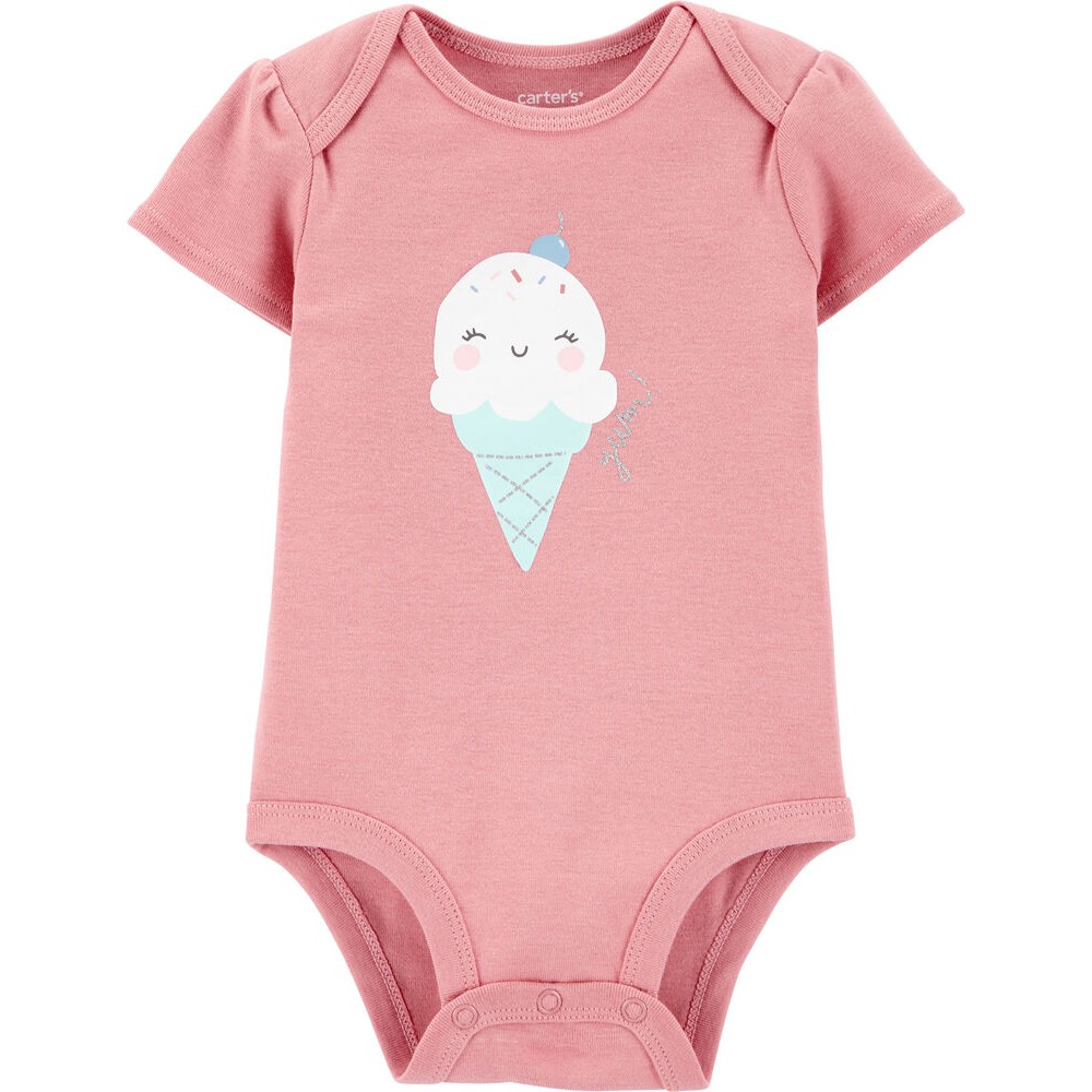 Bodysuit xuất khẩu Size 3M  tay ngắn cho bé ( Màu ngẫu nhiên ) - áo liền quần, body suit, sleep suit, body ngắn tay