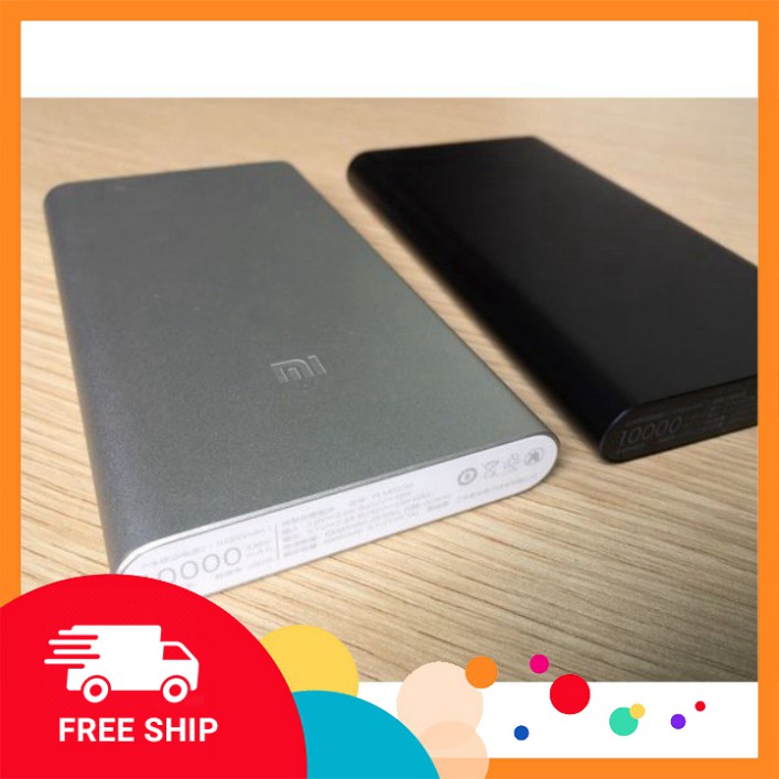 Chính Hãng Sạc Dự Phòng Xiaomi Mi Gen 2S 10000mAh - Pin sạc dự phòng Polymer 10.000mAh Xiaomi Mi Power Bank 2 - BH lỗi 1